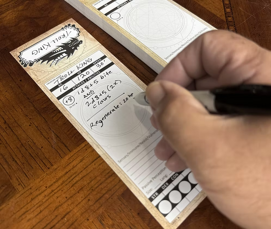 Stat Trackers - Blank Monster Trackers DnD 5e / 2024