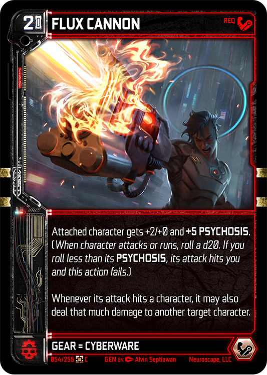 Neuroscape TCG - Flux Cannon GEN-054