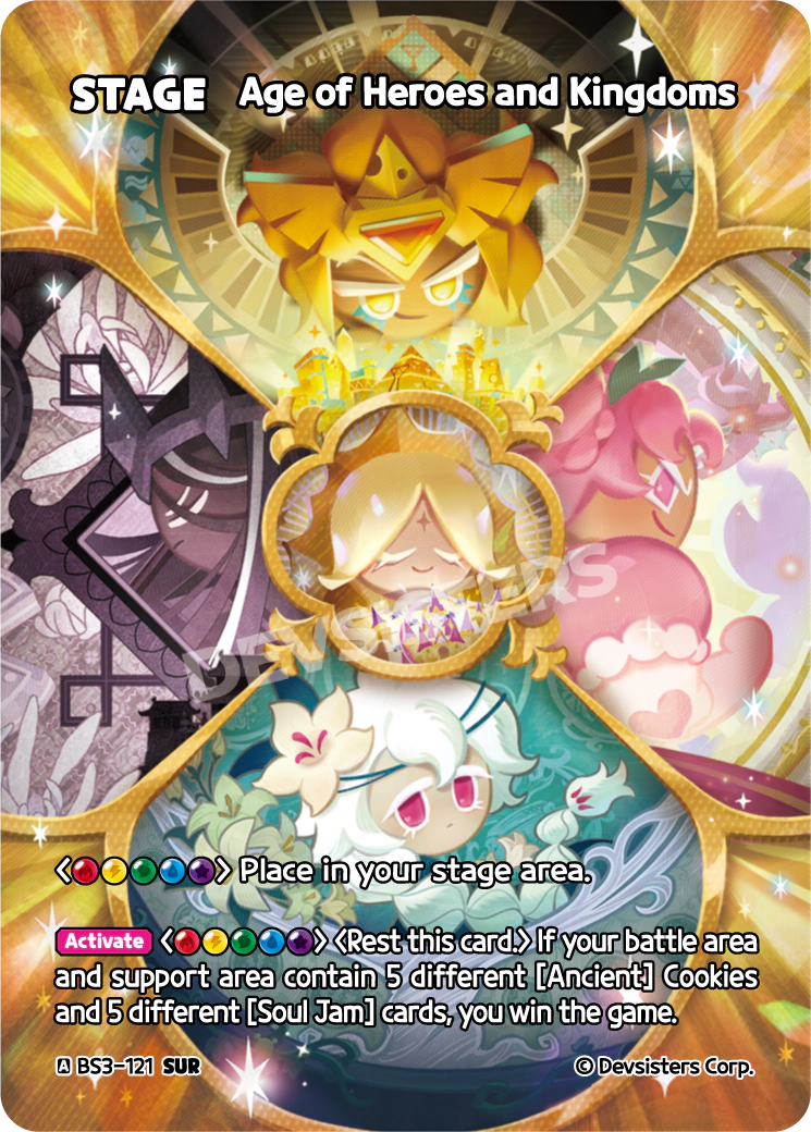 CookieRun TCG - Age of Heroes and Kingdoms [BS3-121 SUR]
