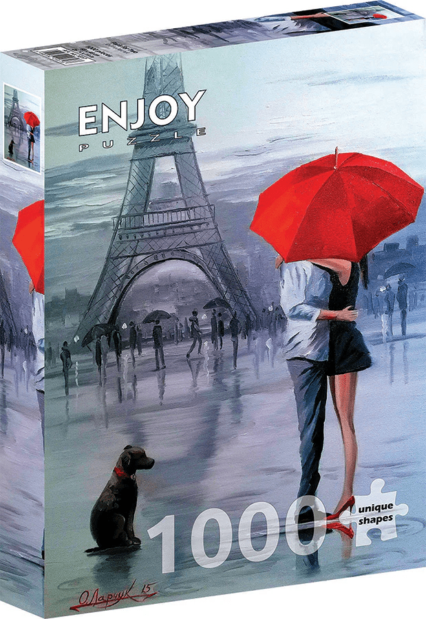 Enjoy Puzzle - Paris for Two | 1000 Piece - The Feisty Goblin Gamehouse -