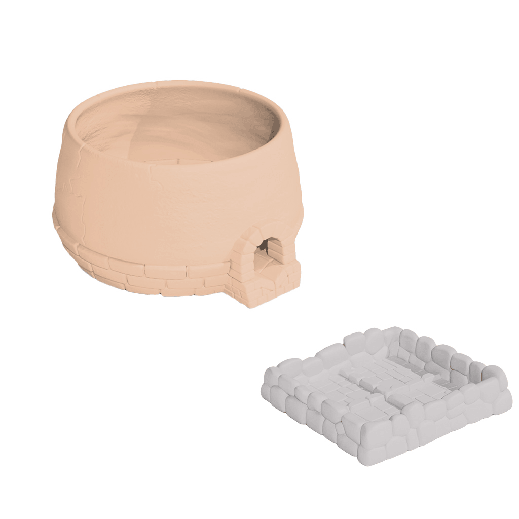Everdell Silverfrost Deluxe Resource Vessels - The Feisty Goblin Gamehouse -