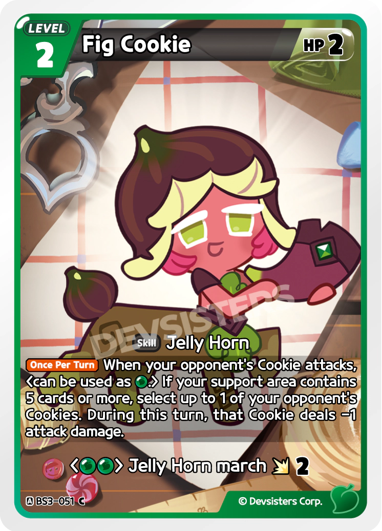 CookieRun TCG - Fig Cookie [BS3-051 C]