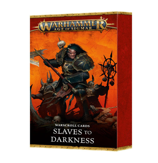 Warhammer Age of Sigmar - Warscroll Card: Slaves to Darkness (English)