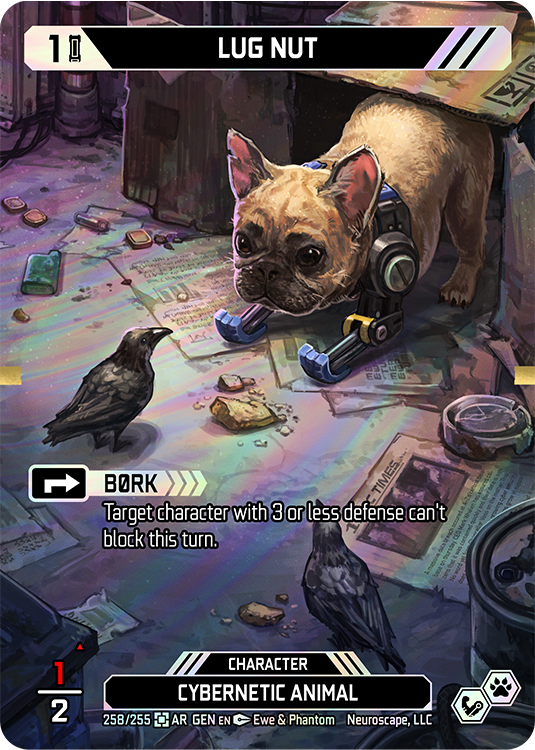 Neuroscape TCG - Lug Nut GEN-258 Foil