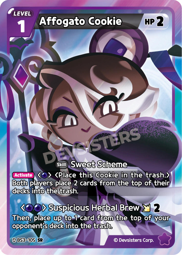 CookieRun TCG - Affogato Cookie [BS3-105 SR]
