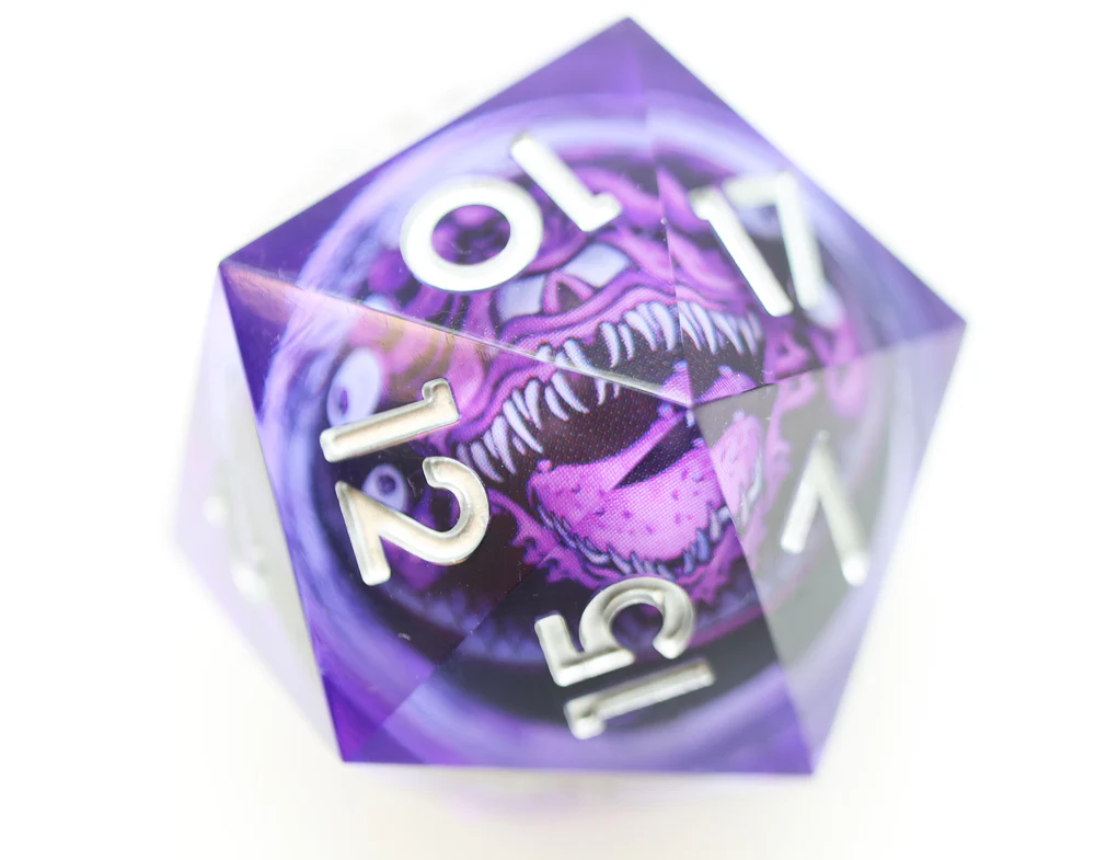 Foam Brain Games - Sharp Edge Shifting Sphere RPG Dice Set: Eye Monster
