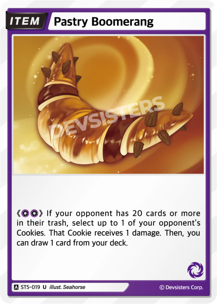CookieRun TCG - Pastry Boomerang [ST5-019 U]