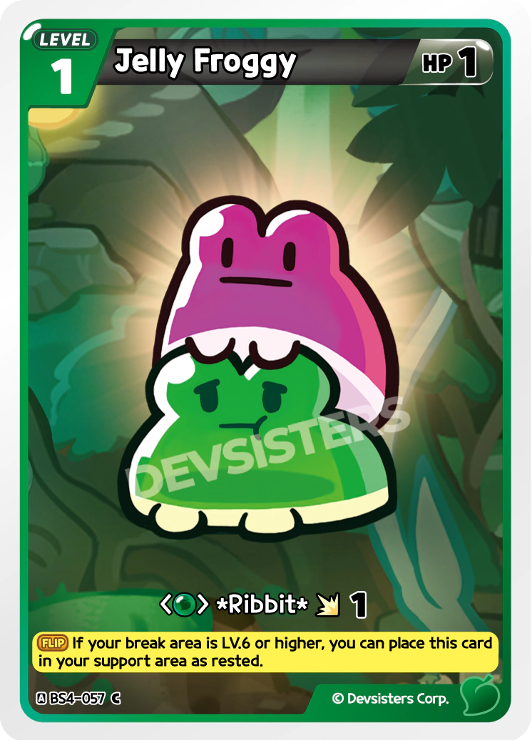 CookieRun TCG - Jelly Froggy (Pink) [BS4-057 C]