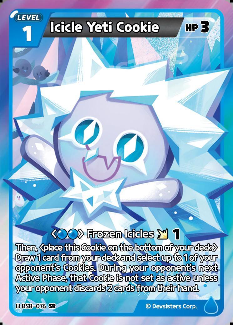 CookieRun TCG - Icicle Yeti Cookie [BS8-076 SR]