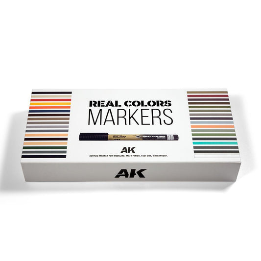 AK Interactive - Real Colors Markers: Special Box Real Colors Markers (34 Units)