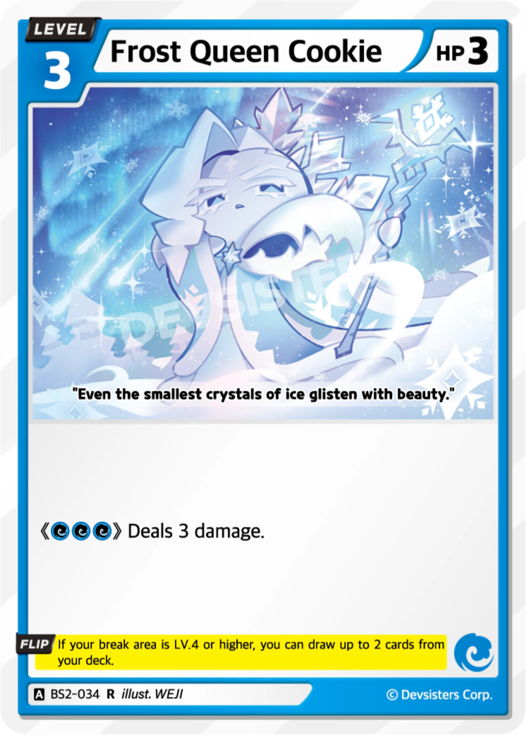 CookieRun TCG - Frost Queen Cookie [BS2-034 R]