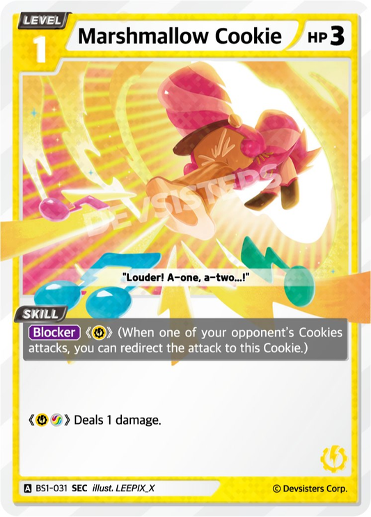CookieRun TCG - Marshmallow Cookie [BS1‑031 SEC]
