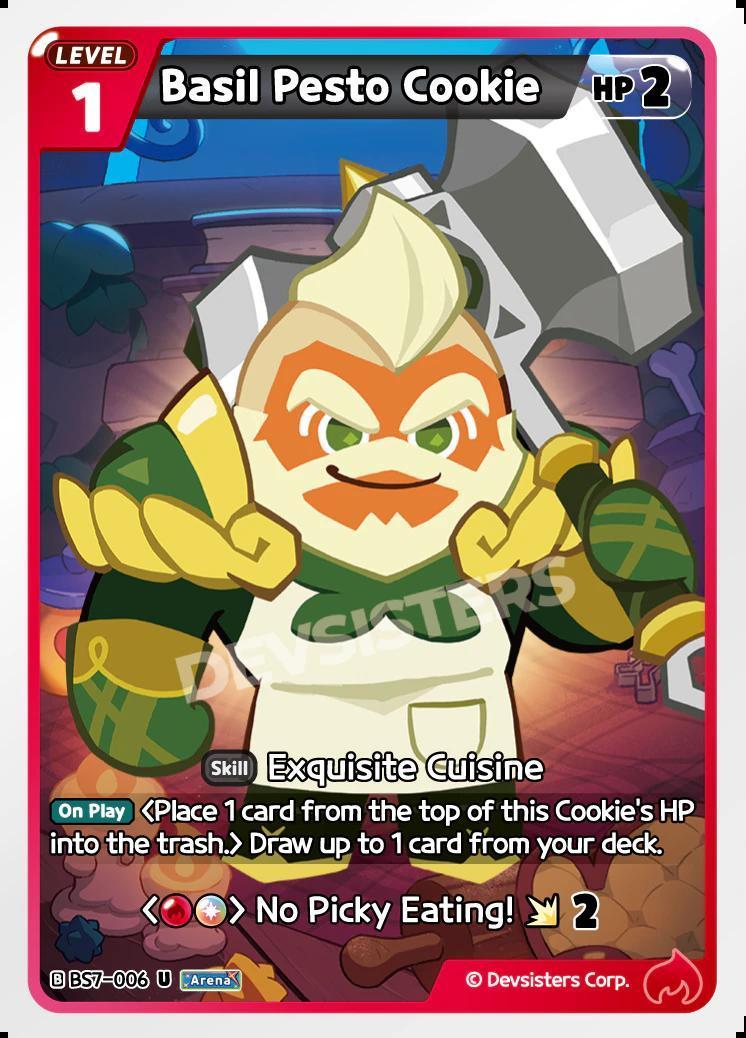 CookieRun TCG - Basil Pesto Cookie [BS7-006 U]