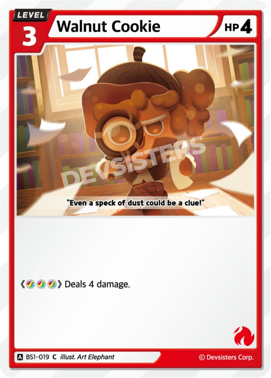 CookieRun TCG - Walnut Cookie [BS1‑019 C]