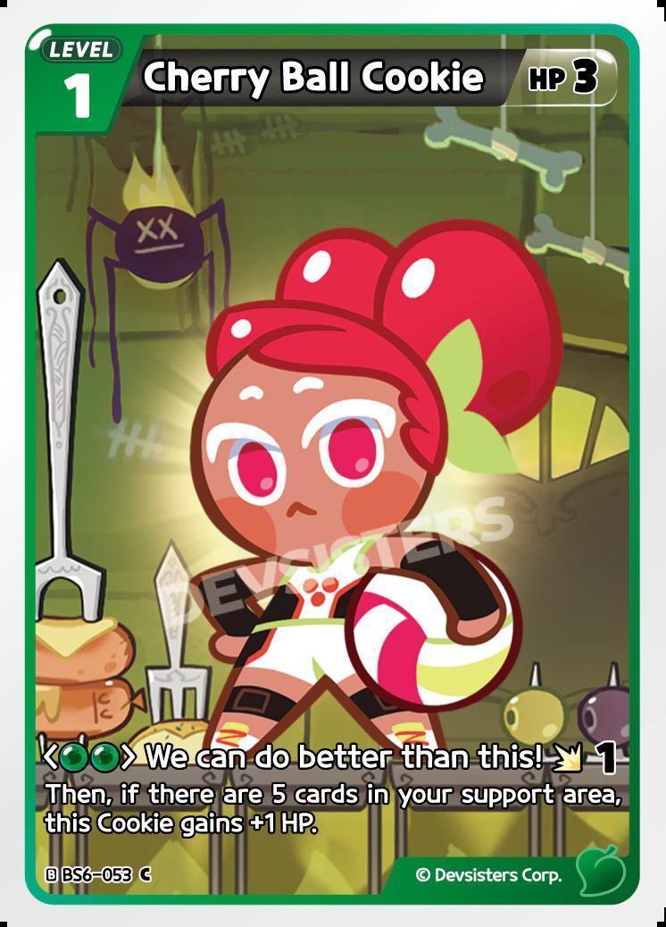 CookieRun TCG - Cherry Ball Cookie [BS6-053 C]