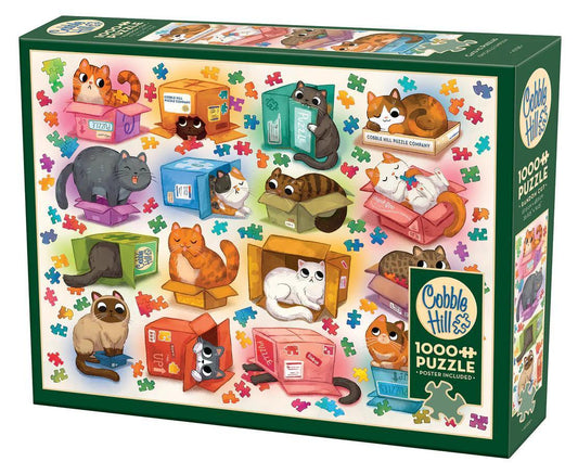 Cobble Hill Puzzles - Cats vs. Puzzles | 1000 Piece