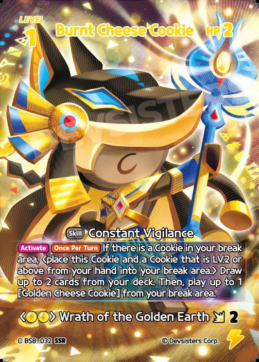 CookieRun TCG - Burnt Cheese Cookie [BS8-032 SSR]
