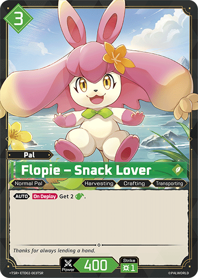 Palworld TCG - Flopie – Snack Lover [ETD02-003TSR]