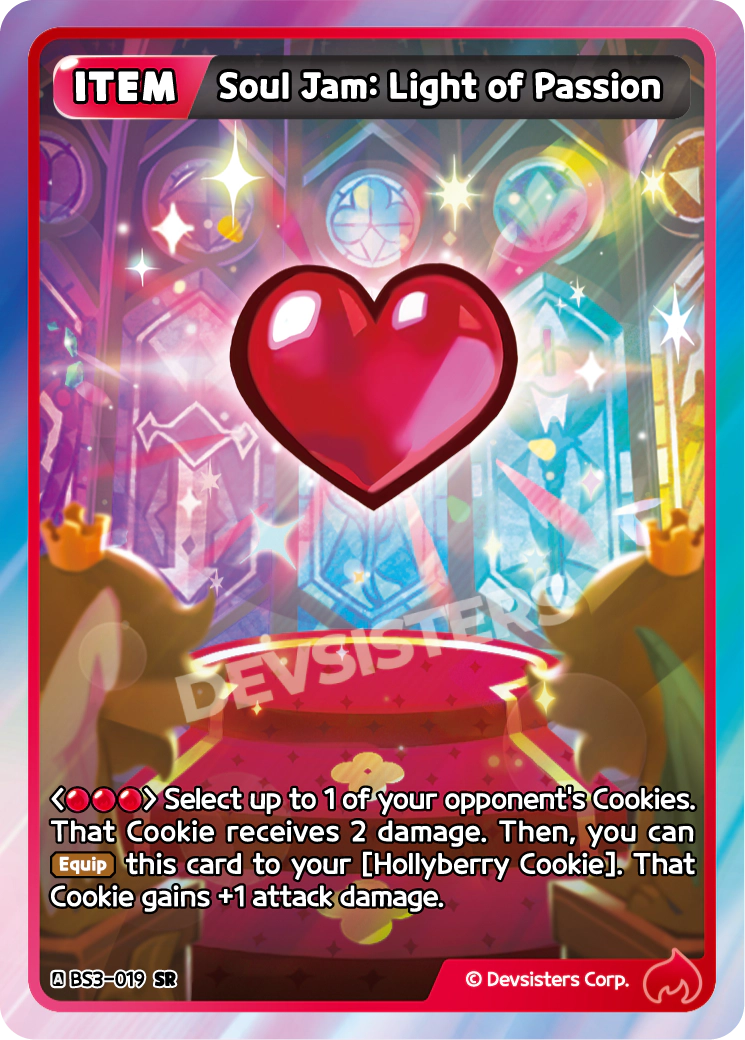 CookieRun TCG - Soul Jam: Light of Passion [BS3-019 SR]