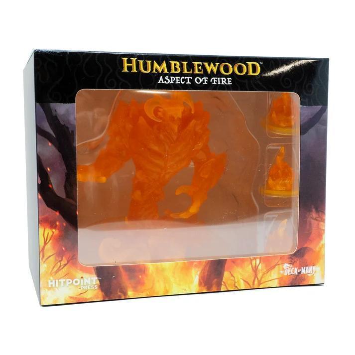 Humblewood: 4"x4" Aspect of Fire Transparent Orange- Miniatures (Plastic Minis)