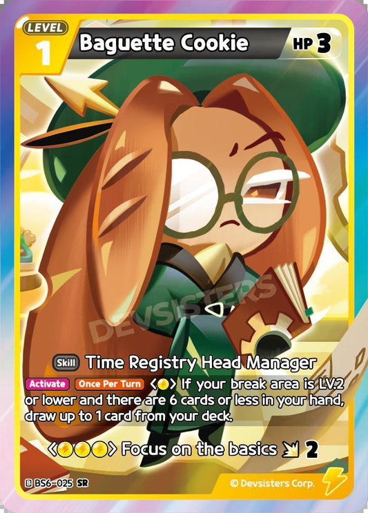 CookieRun TCG - Baguette Cookie [BS6-025 SR]