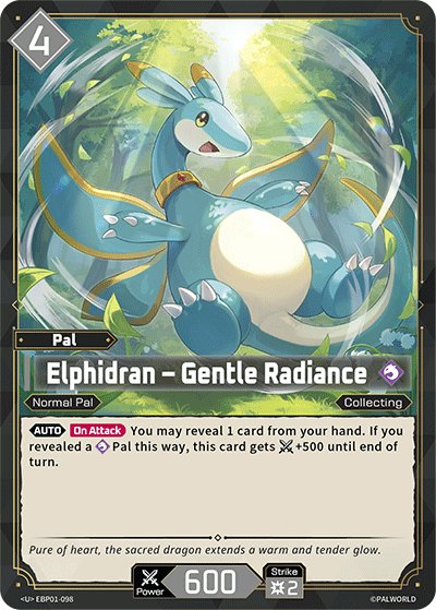 Palworld TCG - Elphidran – Gentle Radiance [EBP01-098U]