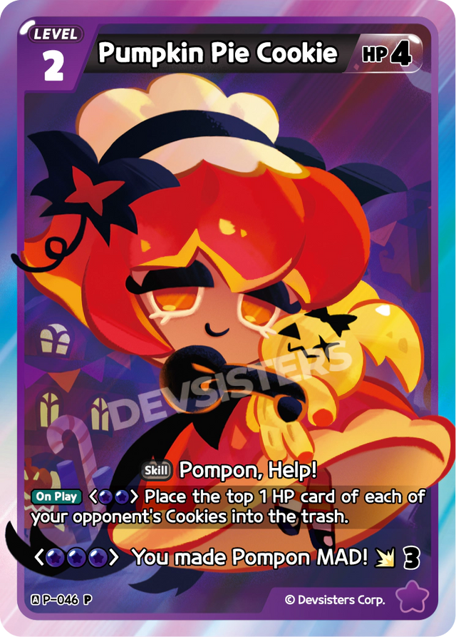 CookieRun TCG - Pumpkin Pie Cookie [P-046]