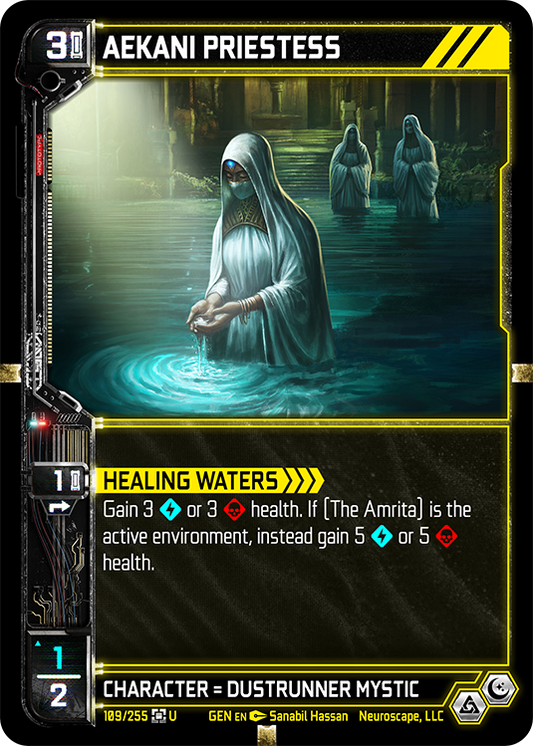Neuroscape TCG - Aekani Priestess GEN-109