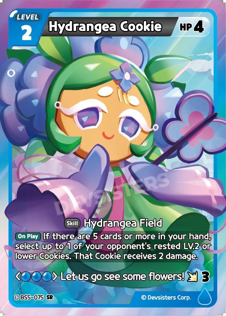 CookieRun TCG - Hydrangea Cookie [BS5-075 SR]