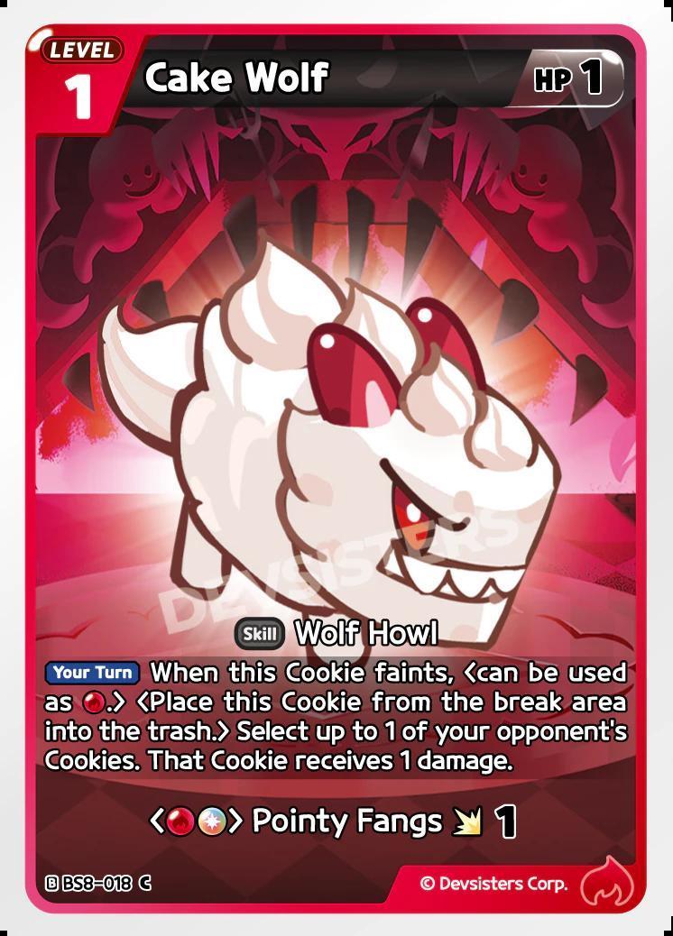 CookieRun TCG - Cake Wolf [BS8-018 C]