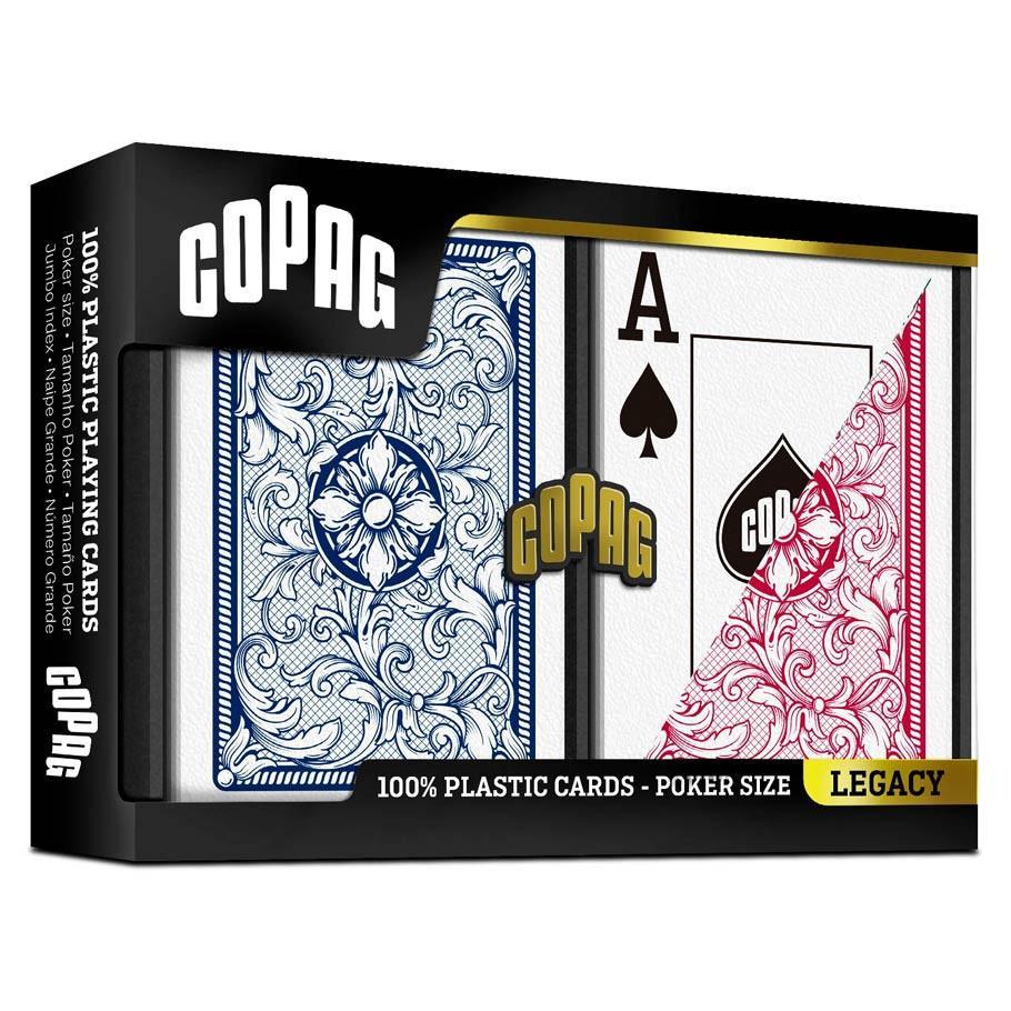 COPAG: Legacy: Poker Size Jumbo Index 2-Pack Playing Cards