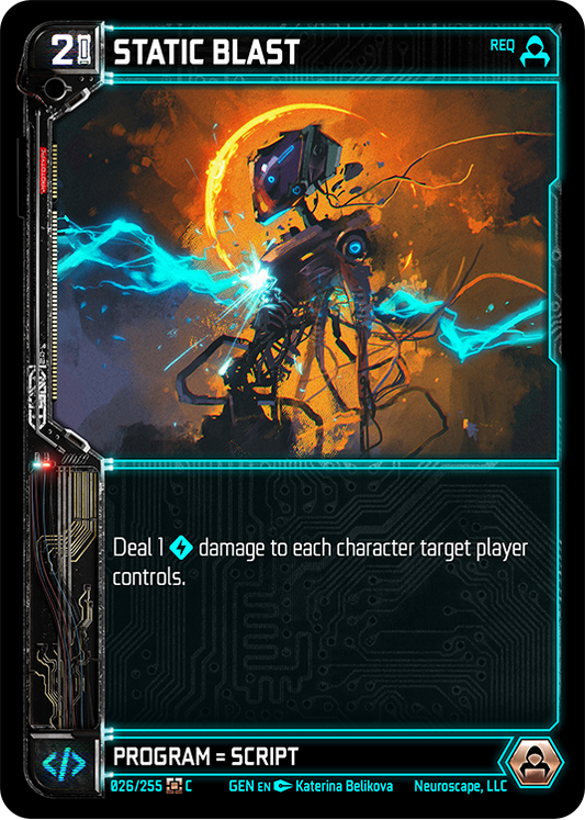 Neuroscape TCG - Static Blast GEN-026