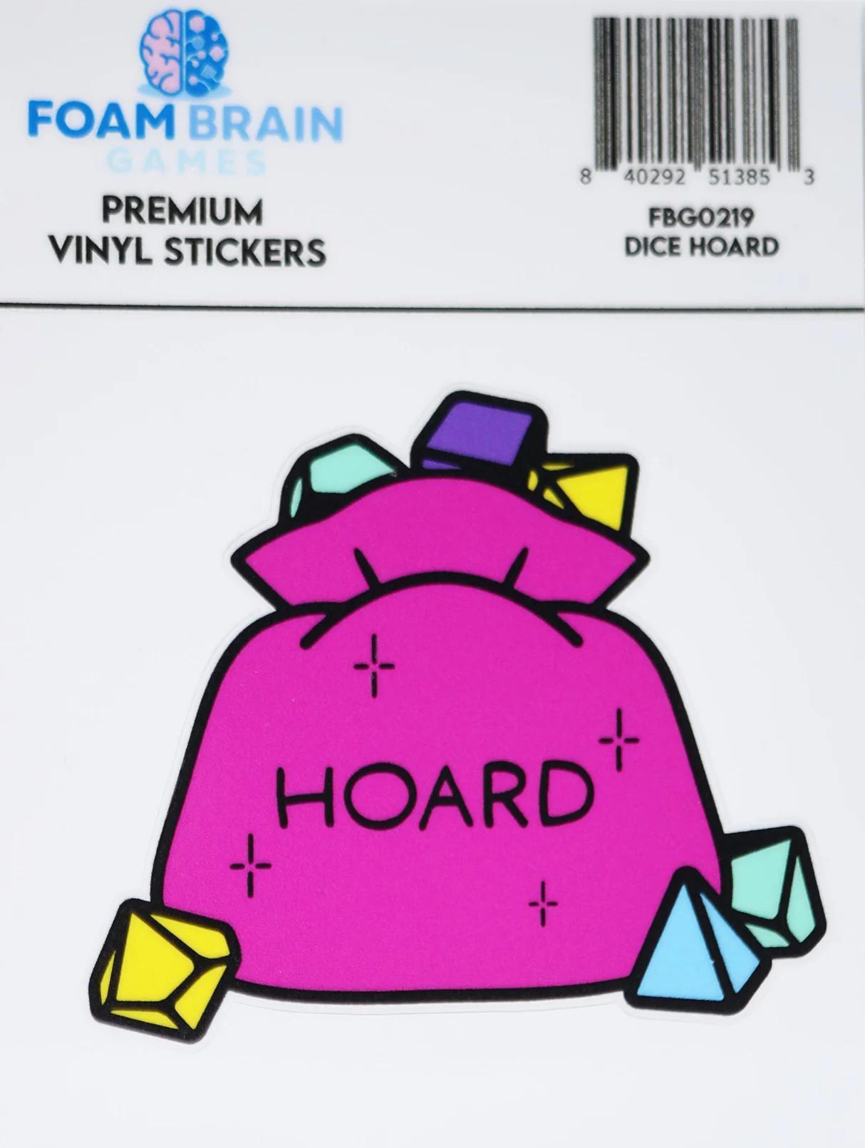 Foam Brain Games - Dice Hoard Sticker