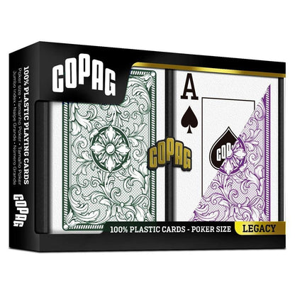 COPAG: Legacy: Poker Size Jumbo Index 2-Pack Playing Cards
