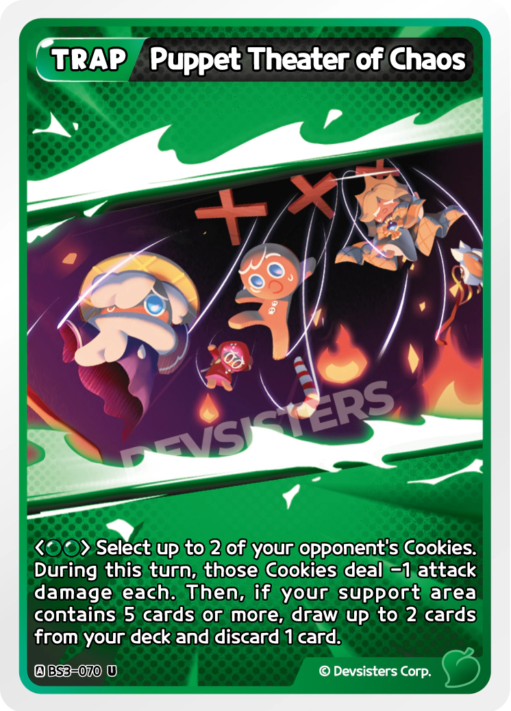CookieRun TCG - Puppet Theater of Chaos [BS3-070 U]