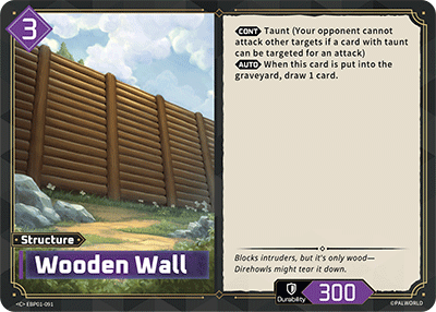 Palworld TCG - Wooden Wall [EBP01-091C]
