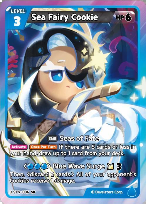 CookieRun TCG - Sea Fairy Cookie [ST9-006 SR]