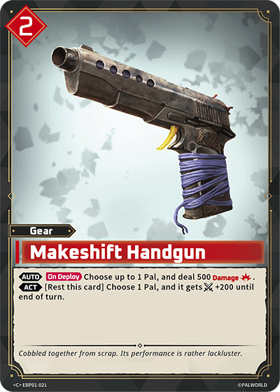 Palworld TCG - Makeshift Handgun [EBP01-021C]