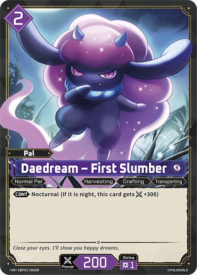 Palworld TCG - Daedream – First Slumber [EBP01-080SR]
