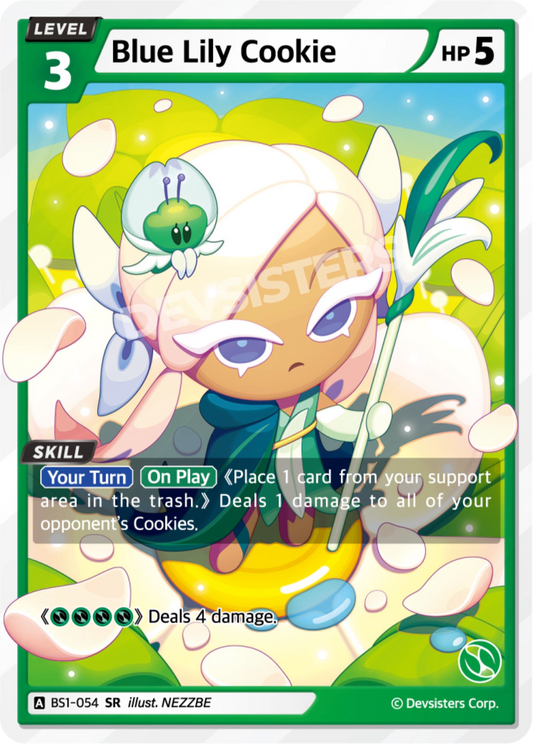 CookieRun TCG - Blue Lily Cookie [BS1-054 SR]