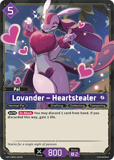 Palworld TCG - Lovander – Heartstealer [EBP01-081SR]
