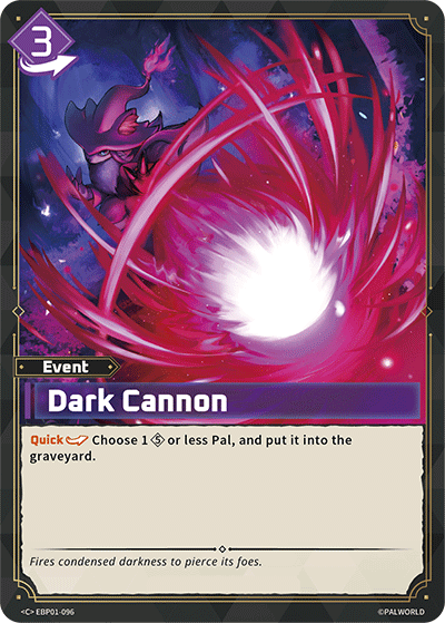 Palworld TCG - Dark Cannon [EBP01-096C]