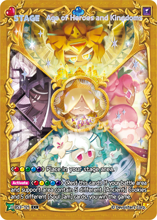 CookieRun TCG - Age of Heroes and Kingdoms [BS3-121 EXR]