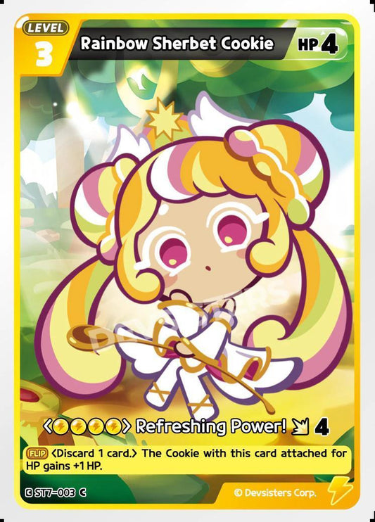 CookieRun TCG - Rainbow Sherbet Cookie [ST7-003 C]