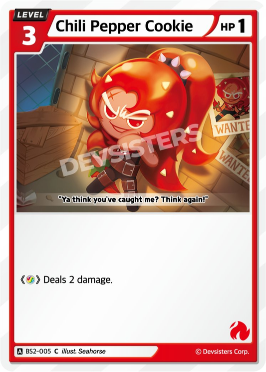 CookieRun TCG - Chili Pepper Cookie [BS2-005 C]