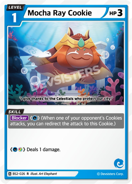 CookieRun TCG - Mocha Ray Cookie [BS2-026 R]