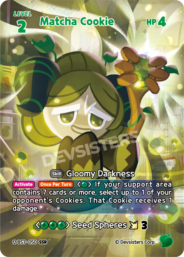 CookieRun TCG - Matcha Cookie [BS3-050 SSR]