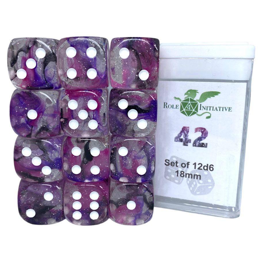 d6 Cube 18mm Diffusion 42 (12 count)