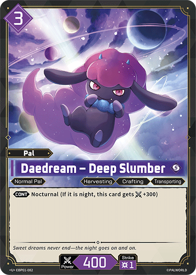 Palworld TCG - Daedream – Deep Slumber [EBP01-082U]