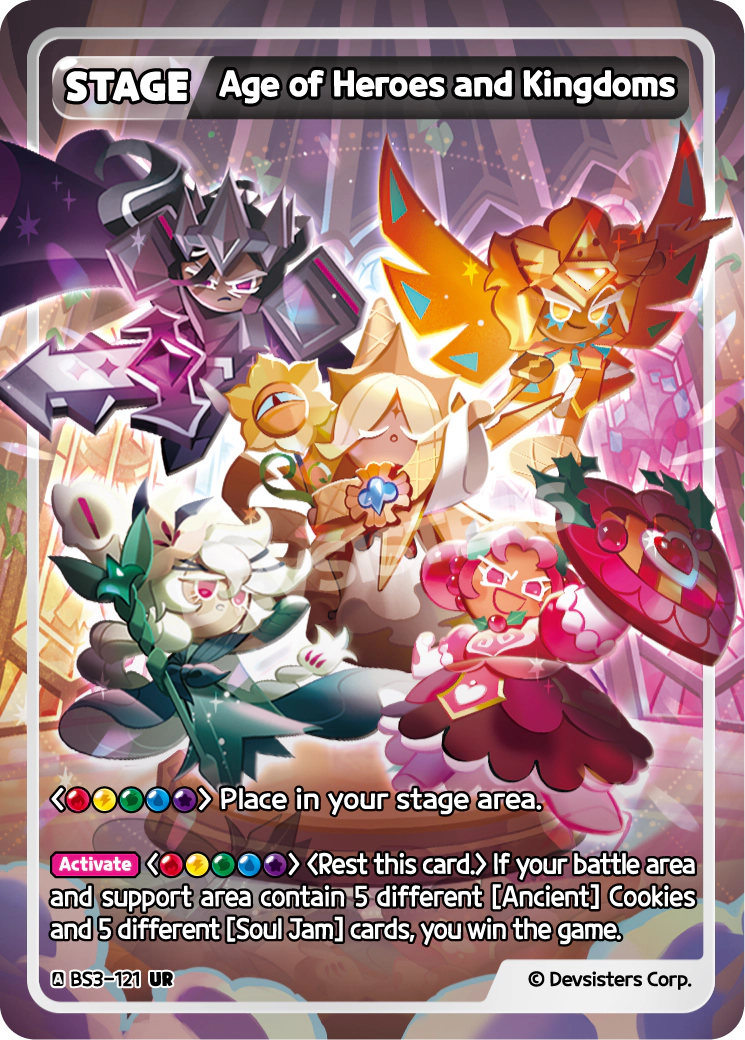 CookieRun TCG - Age of Heroes and Kingdoms [BS3-121 UR]